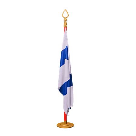 Bandera de finlandia  3D Icon