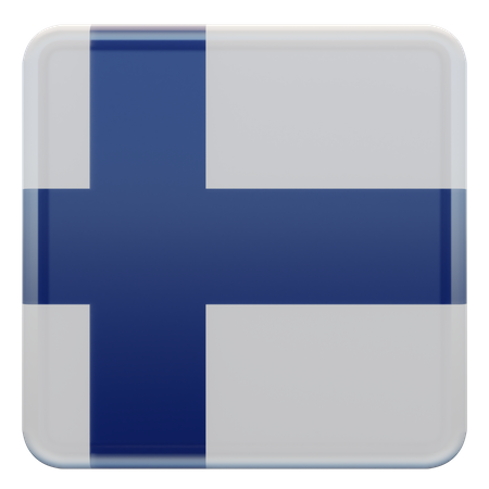 Bandera de finlandia  3D Flag
