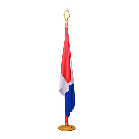 Bandera de Francia  3D Icon