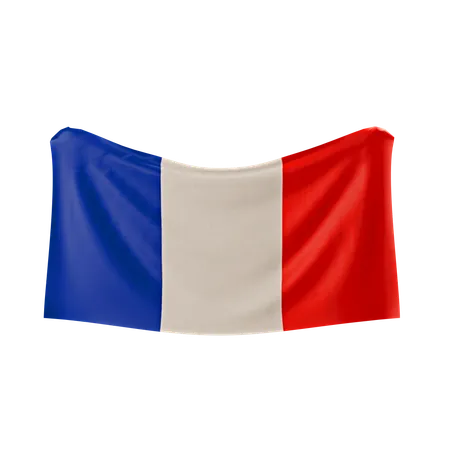 Bandera de Francia  3D Icon