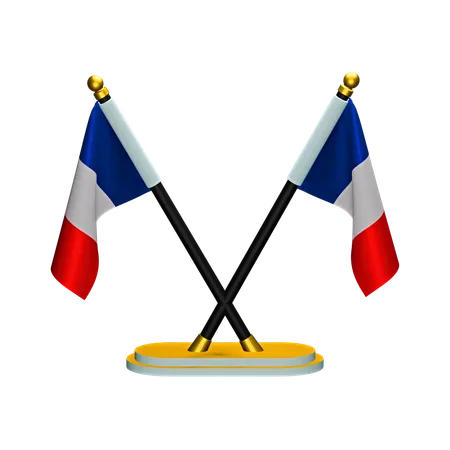 Bandera de Francia  3D Icon