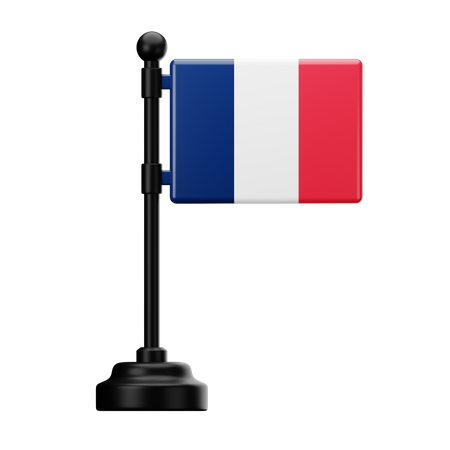 Bandera de Francia  3D Icon