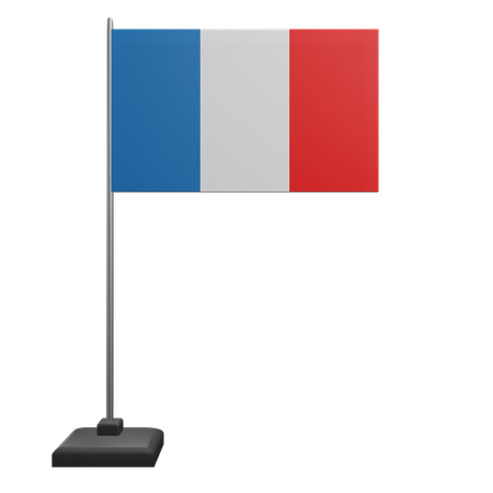 Bandera de Francia  3D Icon