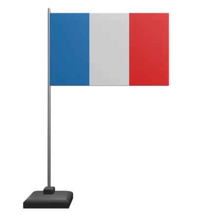 Bandera de Francia  3D Icon