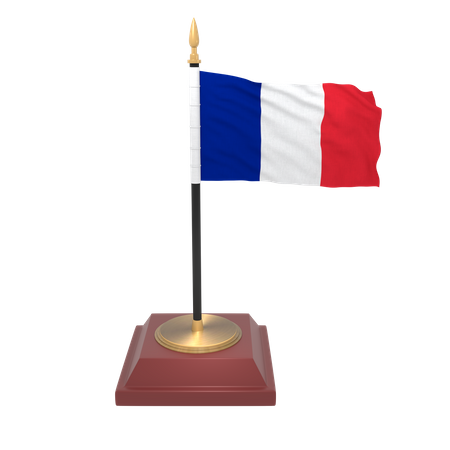 Bandera de Francia  3D Icon