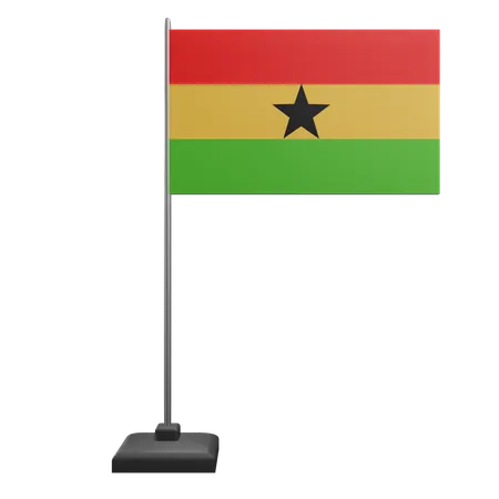 Bandera de ghana  3D Icon