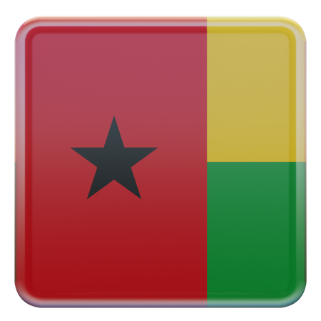 Bandera de guinea bissau  3D Flag