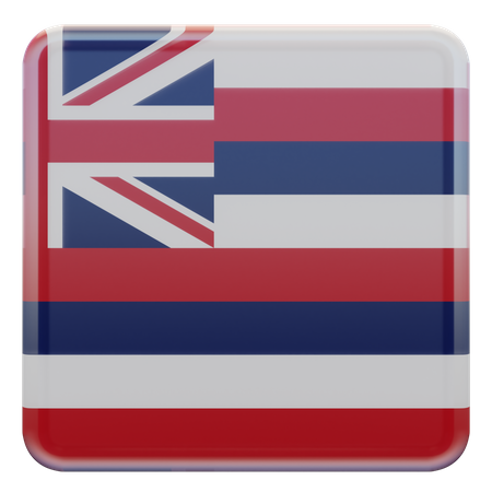 Bandera de hawai  3D Flag