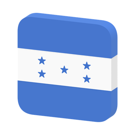 Bandera de honduras  3D Icon