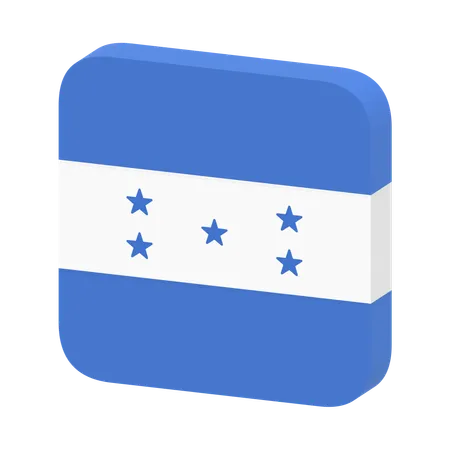 Bandera de honduras  3D Icon