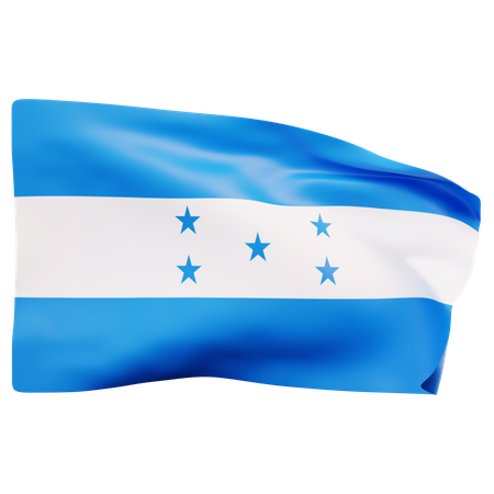 Bandera de honduras  3D Icon