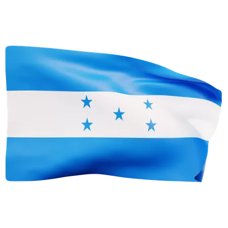 Bandera de honduras  3D Icon