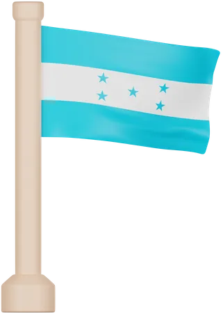 Bandera de honduras  3D Icon