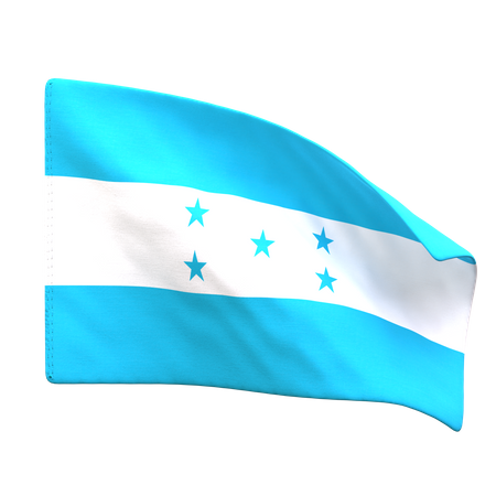 Bandera de honduras  3D Icon