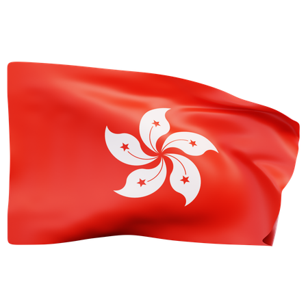 Bandera de hong kong  3D Icon