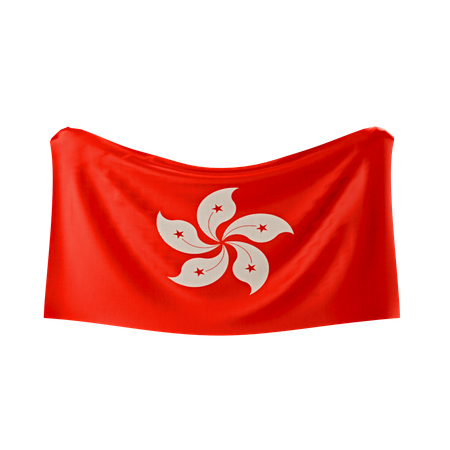 Bandera de hong kong  3D Icon