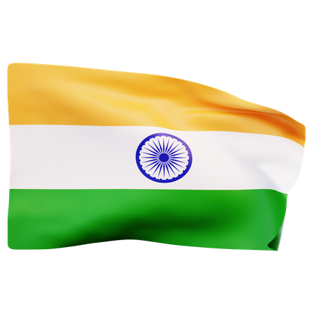 Bandera india  3D Icon