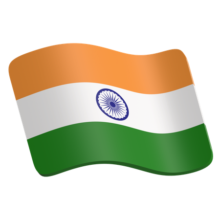 Bandera india  3D Icon