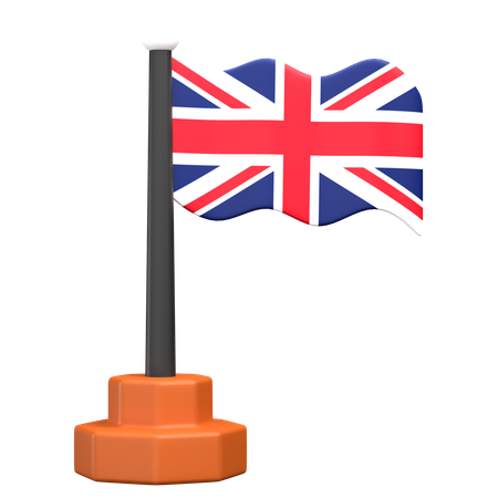 Bandera de Inglaterra  3D Icon