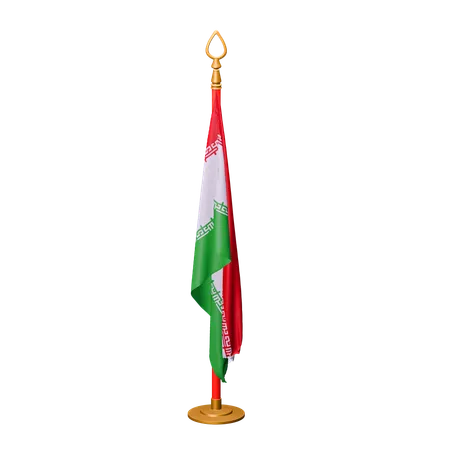 Bandera de irán  3D Icon