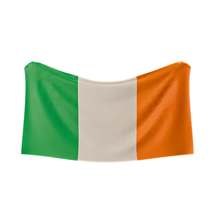 Bandera de irlanda  3D Icon