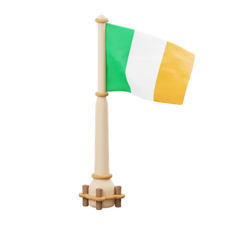 Bandera de irlanda  3D Icon