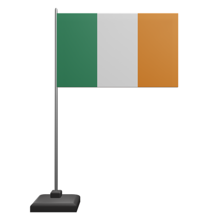 Bandera de irlanda  3D Icon