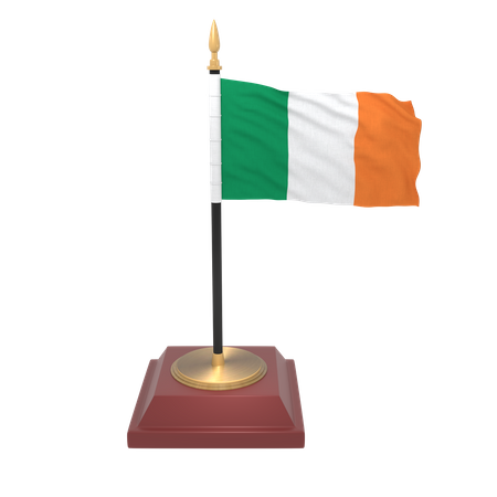 Bandera de irlanda  3D Icon