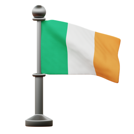 Bandera de irlanda  3D Icon