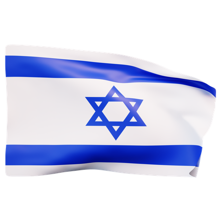 Bandera de israel  3D Icon