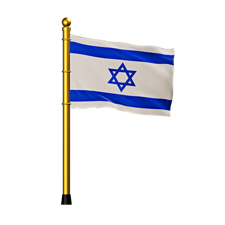 Bandera de israel  3D Icon