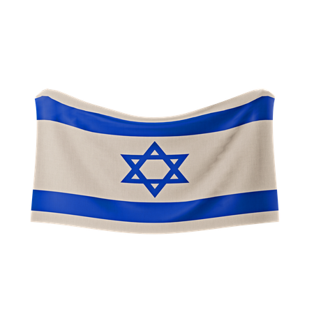 Bandera de israel  3D Icon