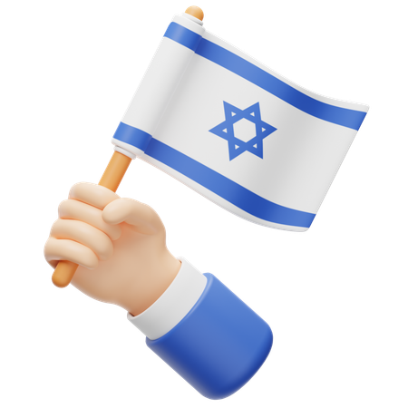 Bandera de israel  3D Icon