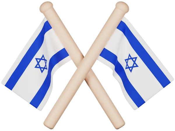 Bandera de israel  3D Icon