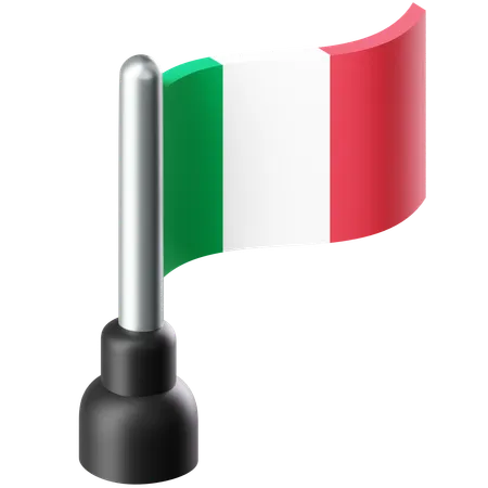 Bandera de italia  3D Icon