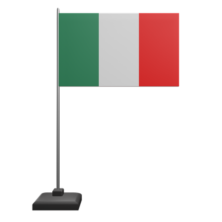 Bandera de italia  3D Icon