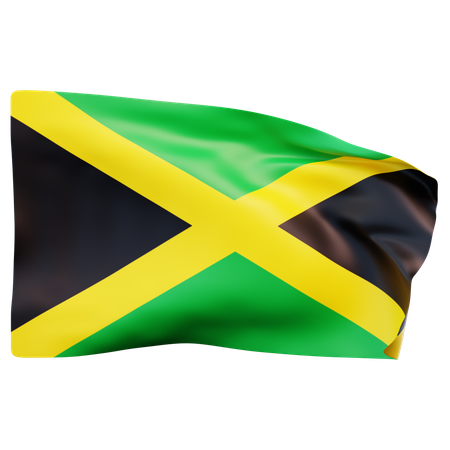 Bandera de jamaica  3D Icon