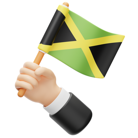 Bandera de jamaica  3D Icon