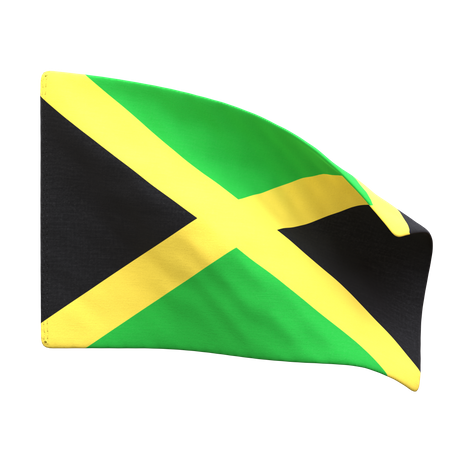 Bandera de jamaica  3D Icon