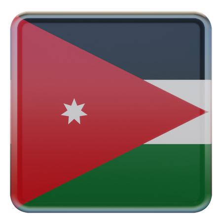 Bandera de jordania  3D Flag