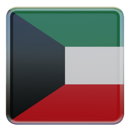 Bandera de kuwait  3D Flag