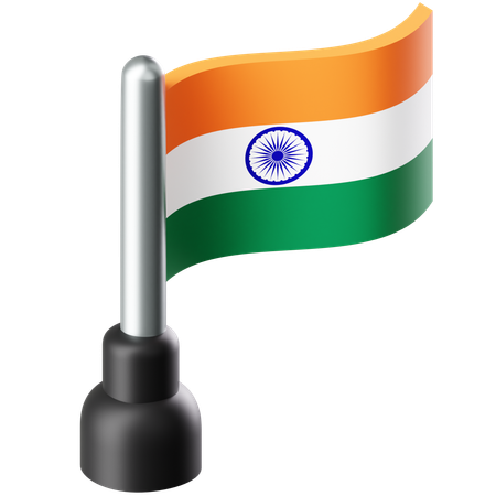 Bandera de la india  3D Icon