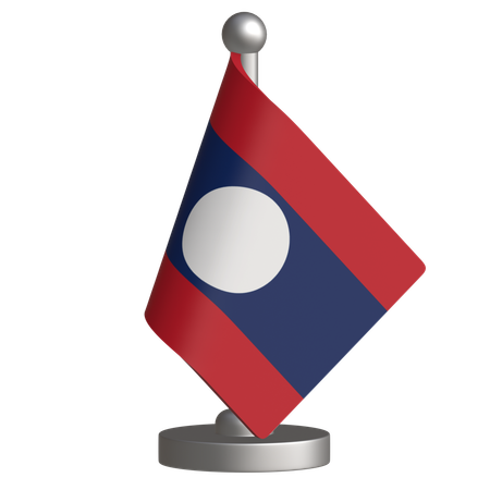 Bandera de escritorio de laos  3D Icon