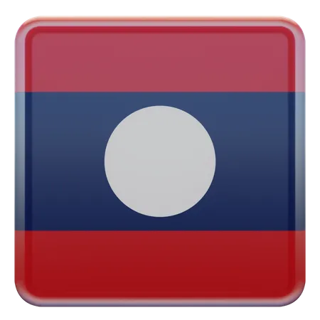 Bandera de laos  3D Flag