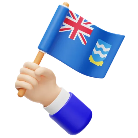 Bandera de las islas malvinas  3D Icon