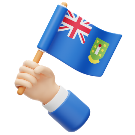 Bandera de las islas vírgenes británicas  3D Icon