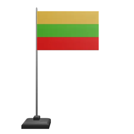 Bandera de lituania  3D Icon