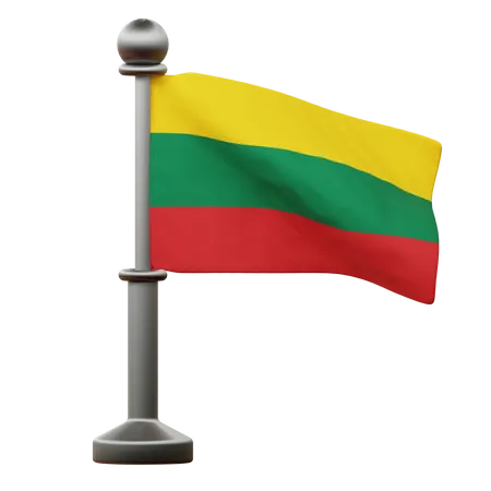 Bandera de lituania  3D Icon