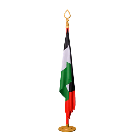 Bandera de los emiratos árabes unidos  3D Icon