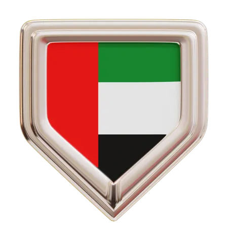 Bandera de los emiratos árabes unidos  3D Icon